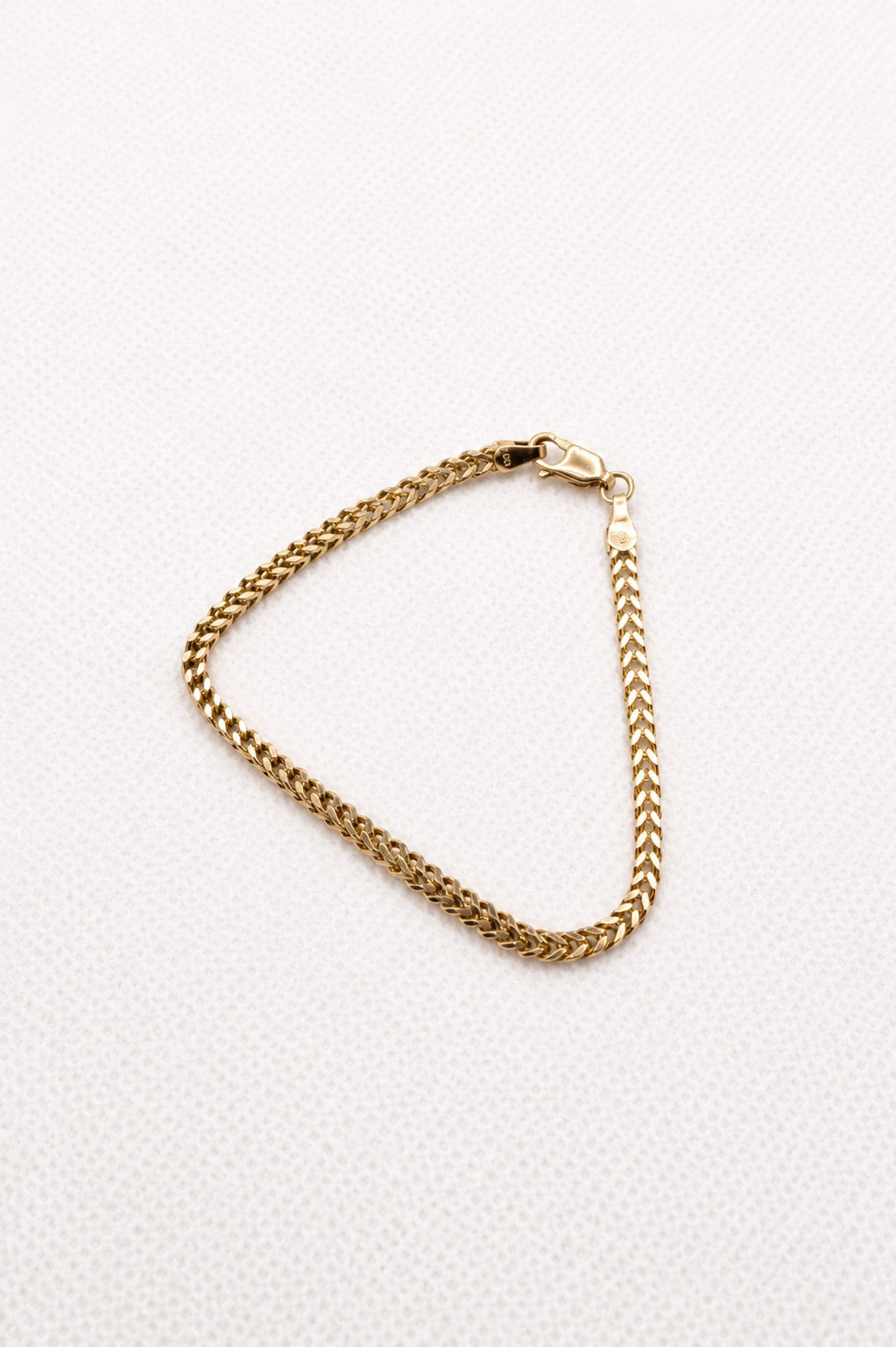10K Yellow Gold Italian Franco Bracelet 2.52 g| 2mm | 6in