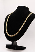 10K Yellow Gold Cuban link Chain - 5mm/24inches/39.35g