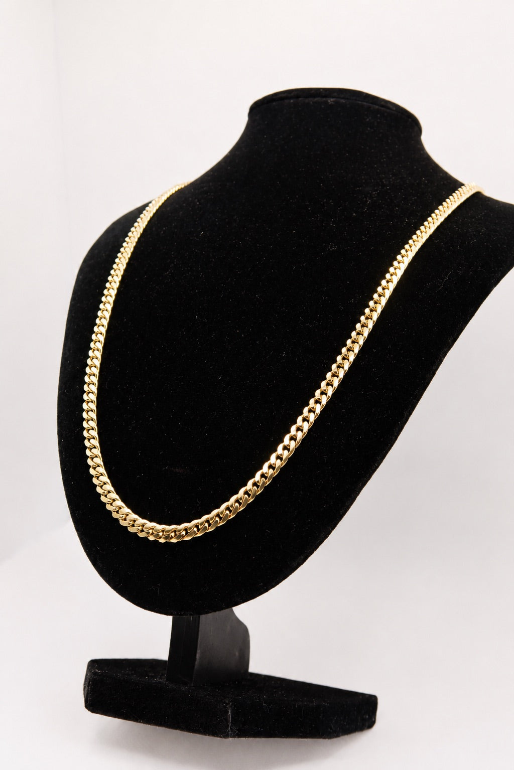 10K Yellow Gold Cuban link Chain - 5mm/24inches/39.35g