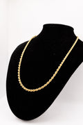 10K Yellow Italian Gold Rope Chain - 2.2mm/20inches/12.97g